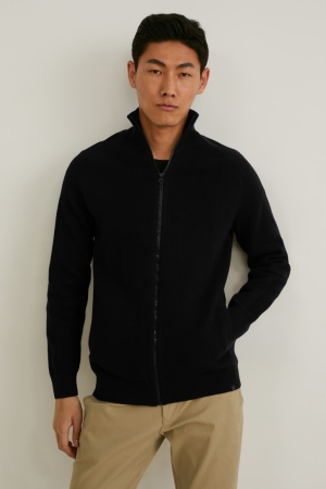 Cardigan C&A μαυρα | WLUJOG-439