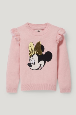 Jumpers C&A Minnie Mouse Shiny ροζ | XRGTIL-265