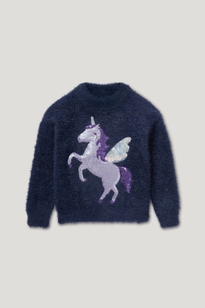 Jumpers C&A Unicorn Shiny σκούρο μπλε | BMTFCZ-145