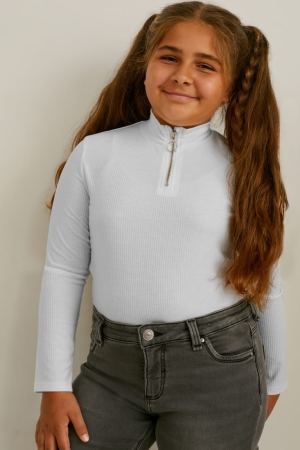 Αριστος C&A Extended Sizes Multipack Of 2 Long Sleeve μαυρα | NJTZEM-503