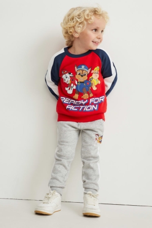 Φούτερ C&A Multipack Of 2 Paw Patrol ανοιχτο γκρι | ILKQYG-205