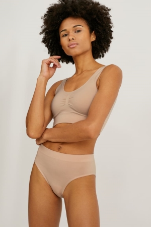 εσωρουχα C&A Briefs One Size Fits More Μπεζ | YITBJW-356