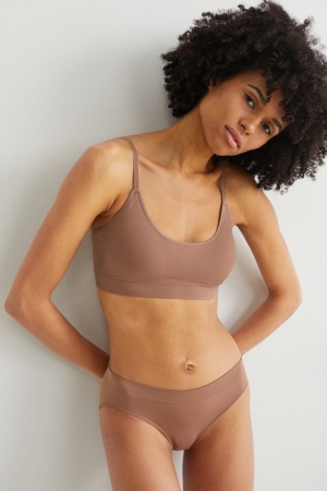 εσωρουχα C&A Multipack Of 2 Briefs Seamless καφε | ZGEMLP-792