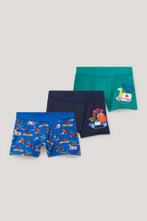 εσωρουχα C&A Multipack Of 3 Dinosaur Boxer Organic βαμβακερα πρασινο | ABLZXV-628