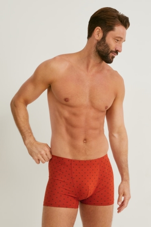 εσωρουχα C&A Multipack Of 3 Trunks Organic βαμβακερα Lycra® σκούρο πορτοκαλι | XGYAMP-130