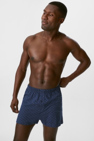 εσωρουχα C&A Multipack Of 5 Boxer Jersey Organic βαμβακερα σκούρο μπλε | TLNWGV-075