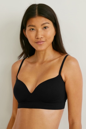 εσωρουχα C&A Non-wired Bra Με Επένδυση Seamless μαυρα | XQHILU-827