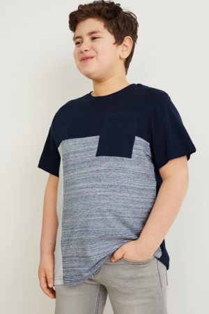 μπλουζακια C&A Extended Sizes Multipack Of 6 Sleeve ασπρα | XESDTV-930