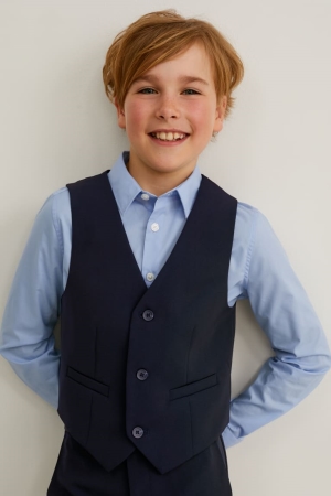 μπουφαν C&A Mix-and-match Suit Waistcoat σκούρο μπλε | ZATLOS-624