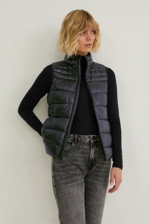 μπουφαν C&A Καπιτονέ Gilet Bionic-finish®eco μαυρα | VIRHFW-158