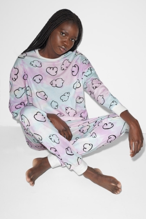 νυχτικά C&A Clockhouse Pyjamahose Gemustert Multicoloured | KYCQEU-798