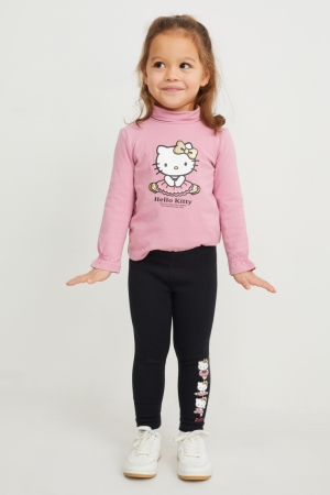 παντελόνι C&A Multipack Of 2 Hello Kitty Thermal Leggings μαυρα | APZUYS-109