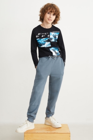 παντελόνι C&A Multipack Of 2 Joggers καφε πρασινο | KOGVEI-053