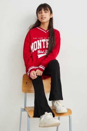 παντελόνι C&A Set And Leggings 2 Piece κοκκινα | HXCZTS-237