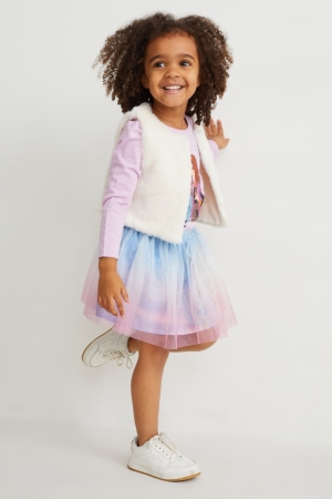 φουστεσ C&A Frozen Set Long Sleeve , WaistAnd ανοιχτο μωβ | UMSBPD-985